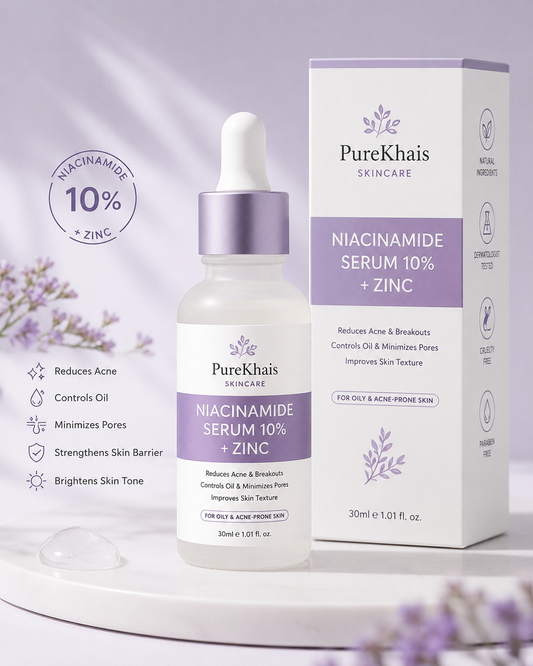PureKhais Niacinamide Serum 10% + Zinc (30ml)
